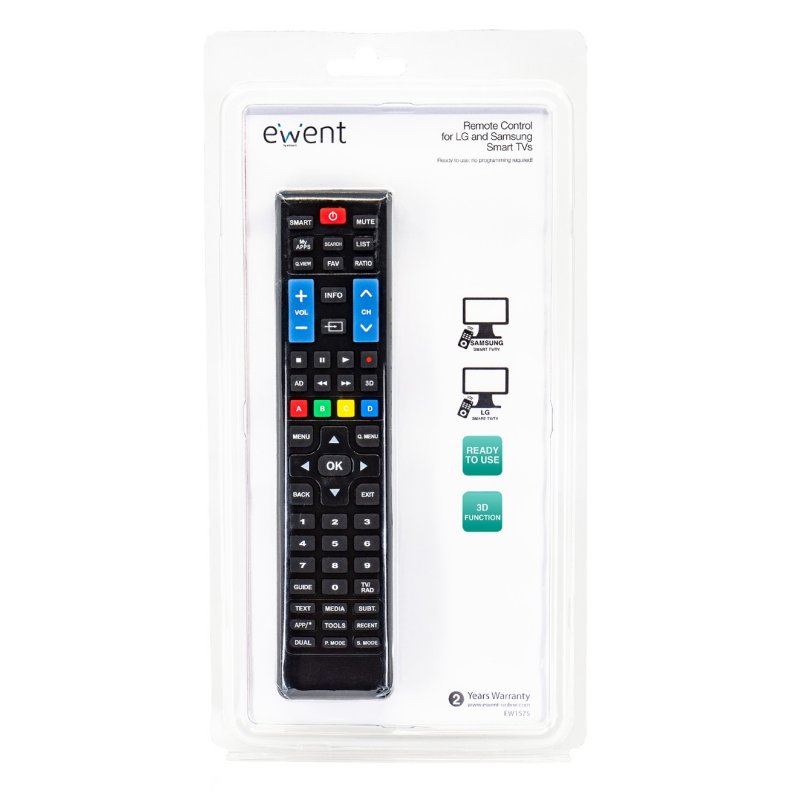 EWENT EW1575 Mando TV universal para LG e Samsung - Imagem de Detalhe 54