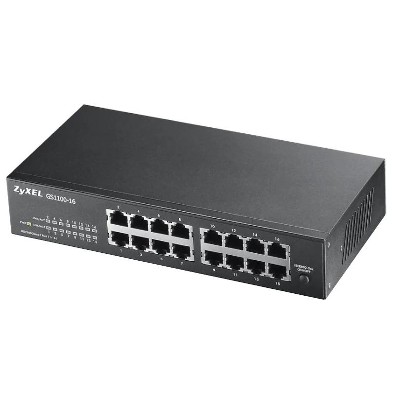 Zyxel GS1100-16 v3 Switch 16xGbE no gest Desk/Rack - Imagem de Detalhe 5
