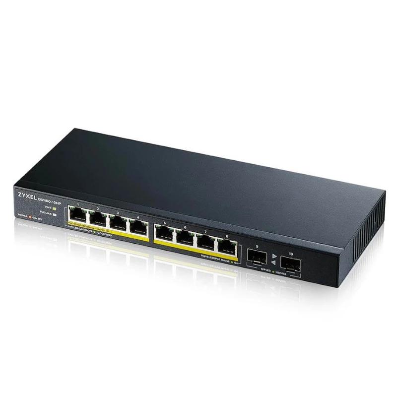 Zyxel GS1100-10HP v2 Switch 8xGbE 120 Watt PoE - Imagem de Detalhe 4
