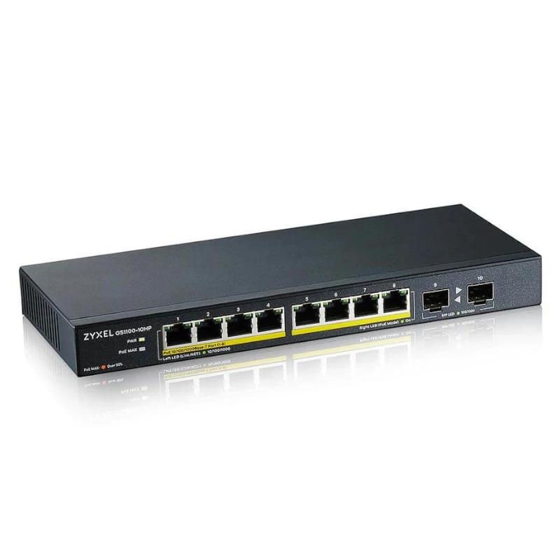 Zyxel GS1100-10HP v2 Switch 8xGbE 120 Watt PoE - Imagem de Detalhe 5
