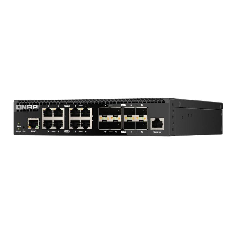 QNAP QSW-M3216R-8S8T Switch 8x10GbE SFP+ 8x10GbE - Imagem de Detalhe 5