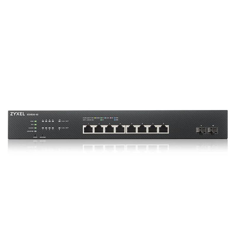 ZyXEL XS1930-10 Switch Inteligente 8xmGb 2x10Gb SFP+ L3 - Imagem de Detalhe 1