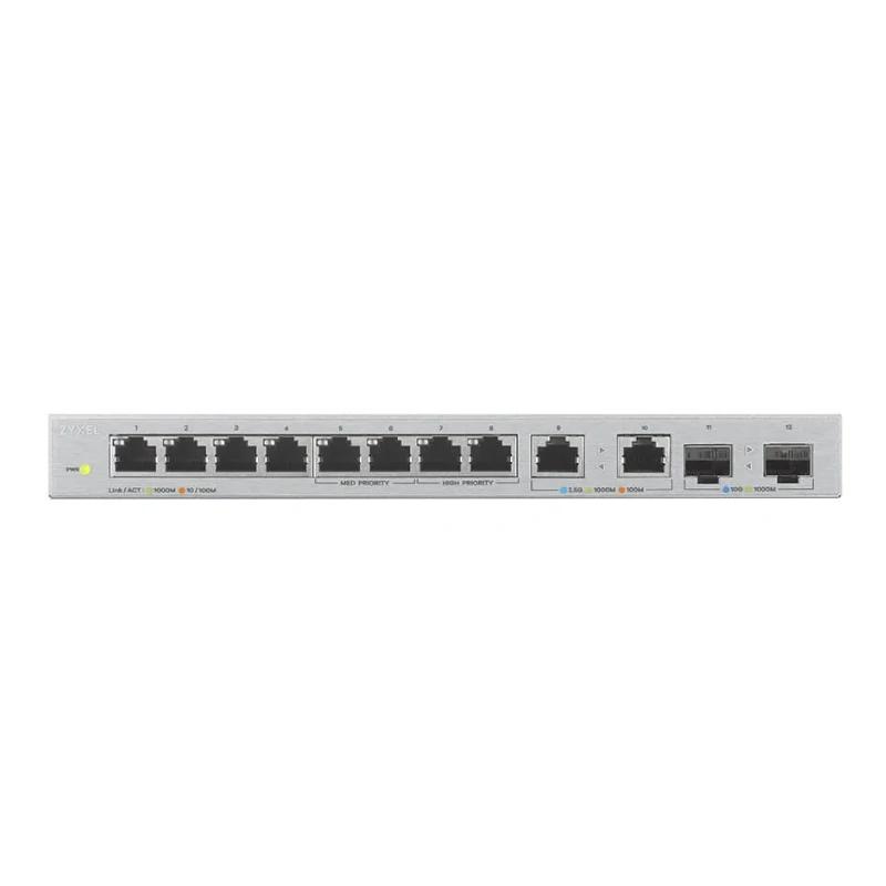 Zyxel XGS1010-12 v2 Switch 8xGb 2x2.5G 2xSFP+ - Imagem de Detalhe 1