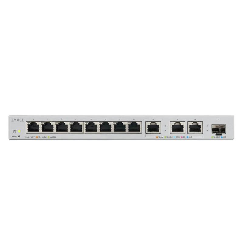 Zyxel XGS1250-12 Switch 8xGb 3xmGig 1/2.5/5/10G 1x - Imagem de Detalhe 1