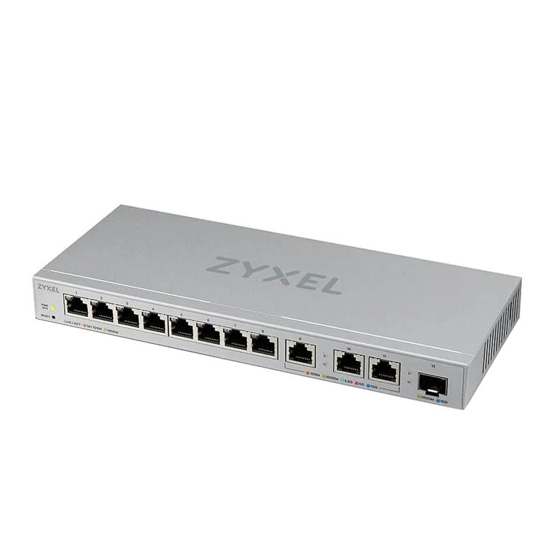 Zyxel XGS1250-12 Switch 8xGb 3xmGig 1/2.5/5/10G 1x - Imagem de Detalhe 2