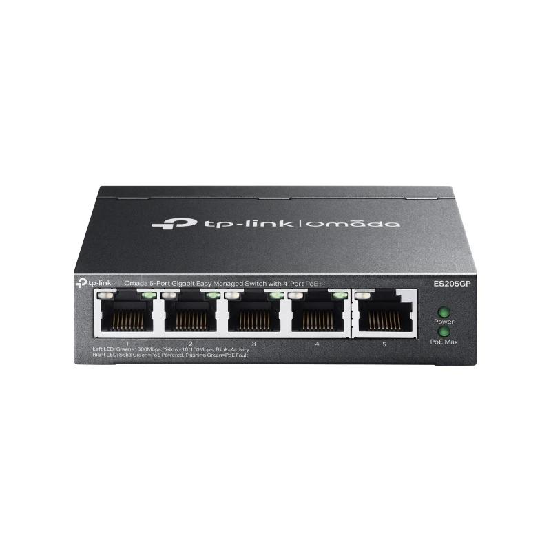 TP-Link ES205GP Switch 4xGb PoE+ 1xGb 65W Desktop - Imagem de Detalhe 1