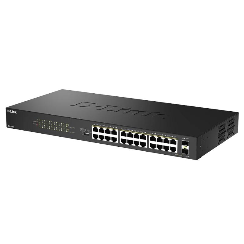 D-Link DGS-1026P/E Switch 24xGbE PoE+ 2xSFP - Imagem de Detalhe 2