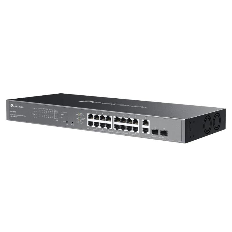 TP-Link ES220GMP Switch 16xG PoE+ 2xG 2xSFP 250W - Imagem de Detalhe 1