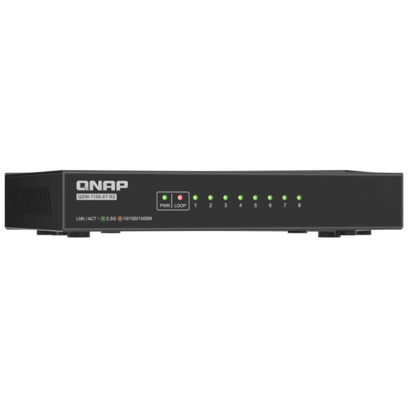 QNAP QSW-1108-8T-R2 Switch No Gest 8x2.5GbE - Imagem de Detalhe 1