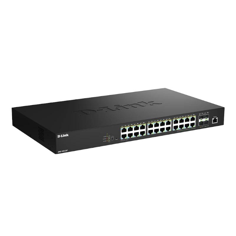 D-Link DMS-1250-28P/E Switch 24mG PoE 4x10 SFP+ - Imagem de Detalhe 1