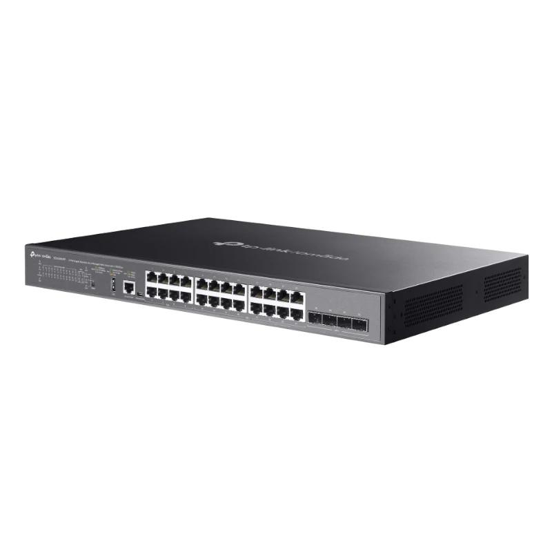 TP-Link SG5428XMPP Switch L3 16xG PoE+ 8xG PoE++ - Imagem de Detalhe 1
