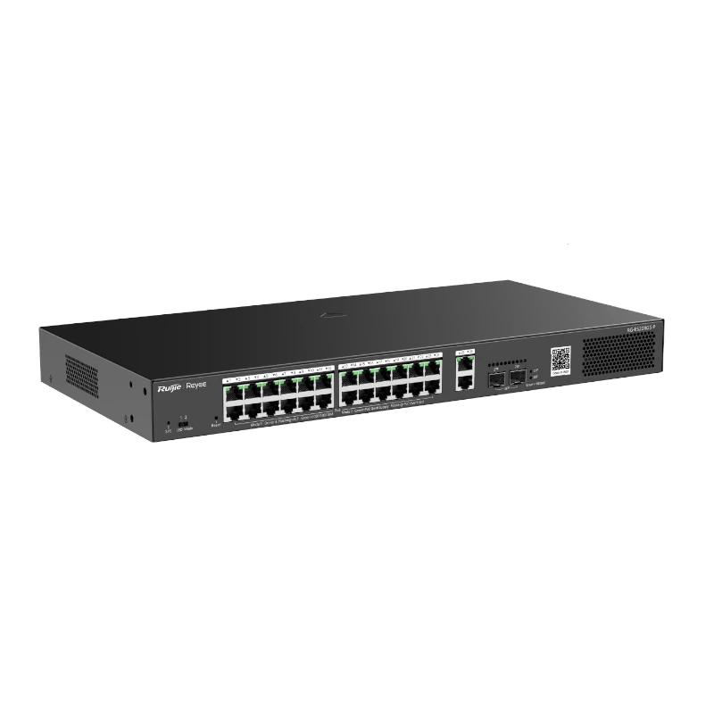 Reyee 28-Port Gigabit Smart POE Switch, 24 PoE/POE - Imagem de Detalhe 1