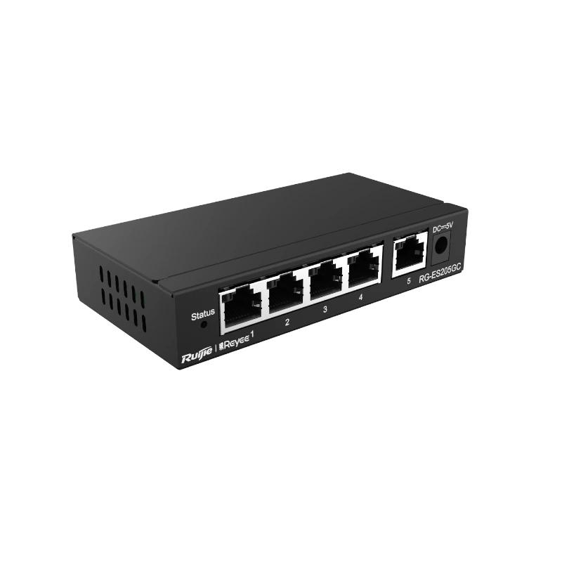 Reyee 5-Port Gigabit Smart Switch, 5 Gigabit RJ45 - Imagem de Detalhe 1