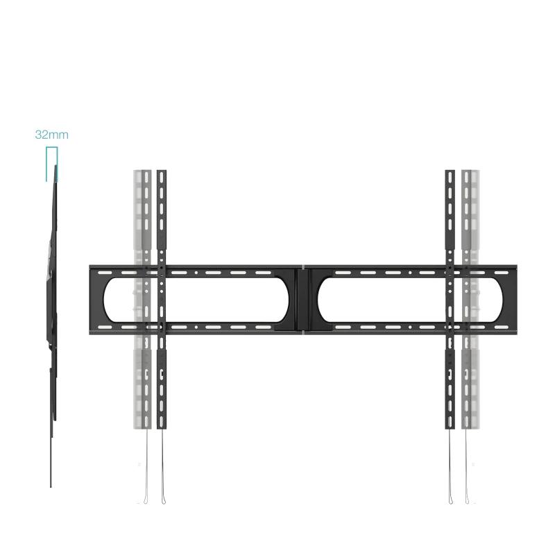 Tooq LP37140F-B Soporte Fijo Pared 37"-140", Negro - Imagem de Detalhe 1