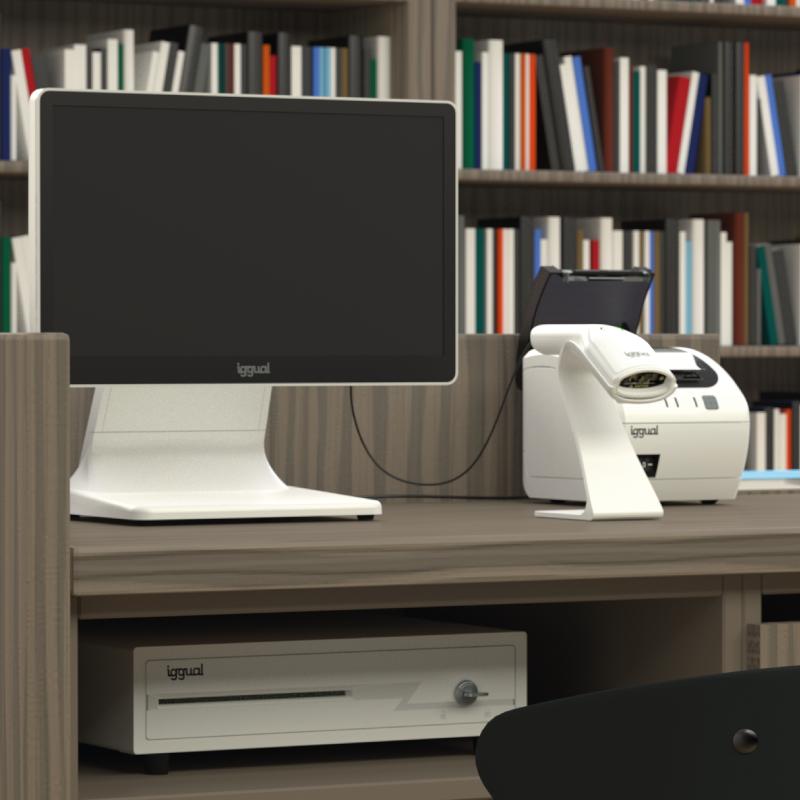 iggual TPV AIO 15,6" 16:9 N100 8+128GB FHD W10IOT - Imagem de Detalhe 4