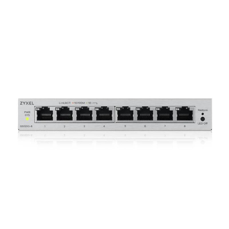 ZyXEL GS1200-8V3 Switch 8xGbE - Imagem de Detalhe 2