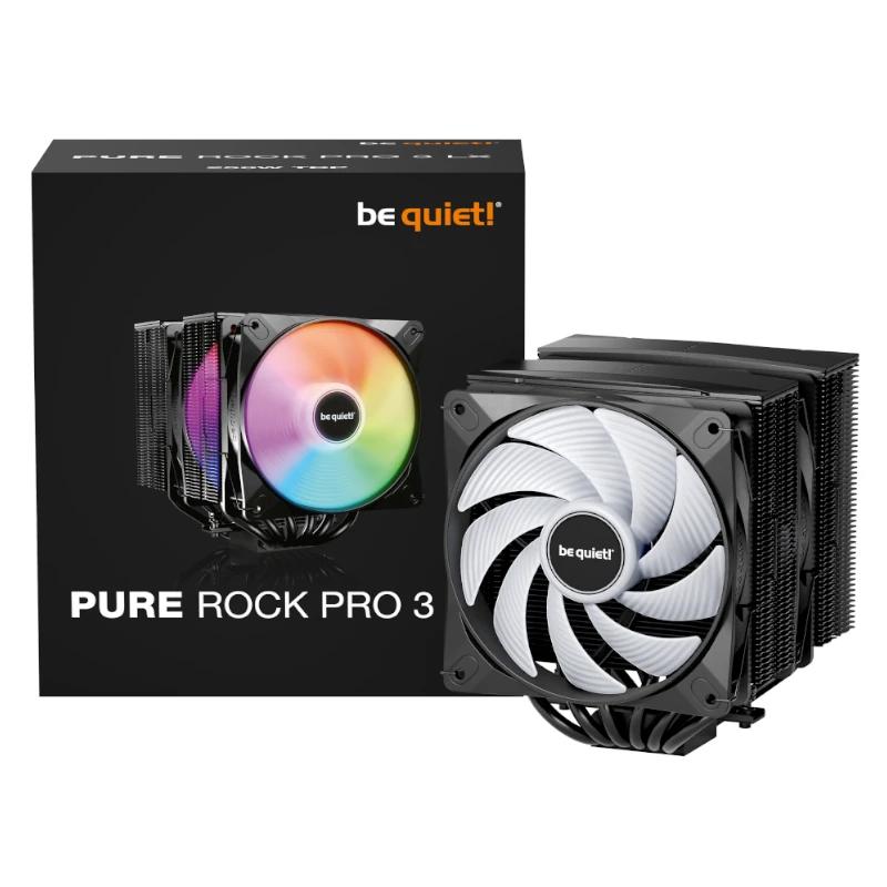 be quiet! Ventilador PURE ROCK PRO 3 LX Black - Imagem de Detalhe 1