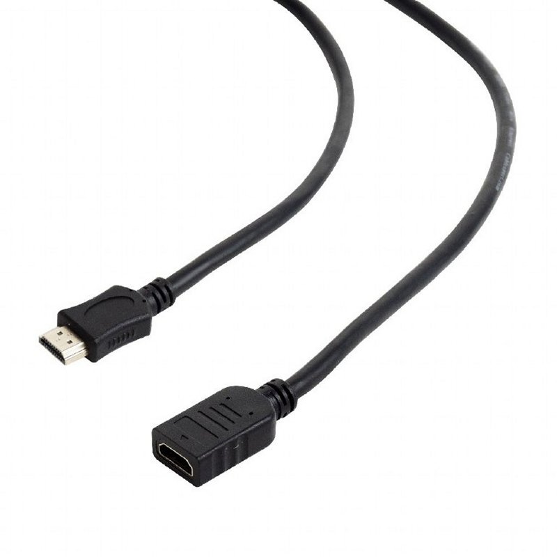 Gembird Cable HDMI (M)-(H)  Ethernet 1.8 Mts Ngr - Imagem de Detalhe 1