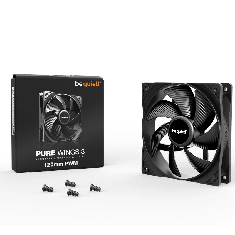 be quiet! Ventilador Pure Wings 3 120mm Negro - Imagem de Detalhe 2