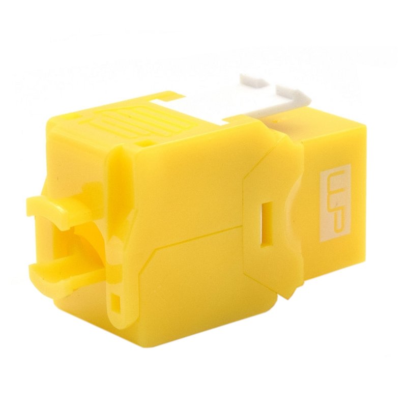 WP Keystone Cat. 6a UTP RJ45/Hembra Amarillo - Imagem de Detalhe 1