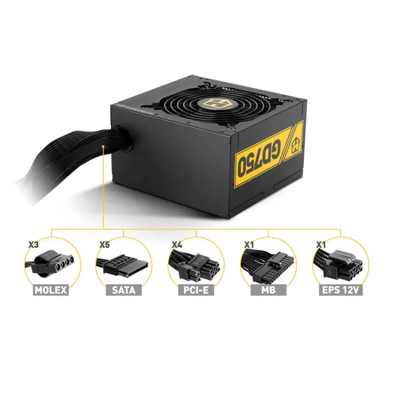 Nox Fonte de Alimentação Hummer GD750 80plus GOLD - Imagem de Detalhe 4