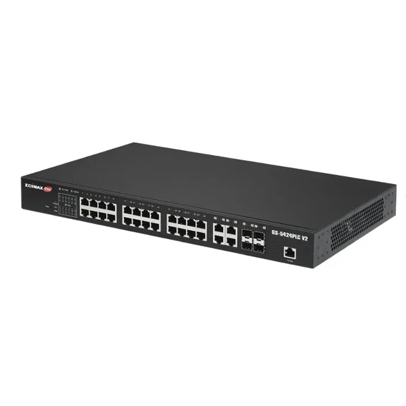 Edimax PRO GS-5424PLC V2 Switch 24xGB PoE+ 4xSFP - Imagem de Detalhe 3