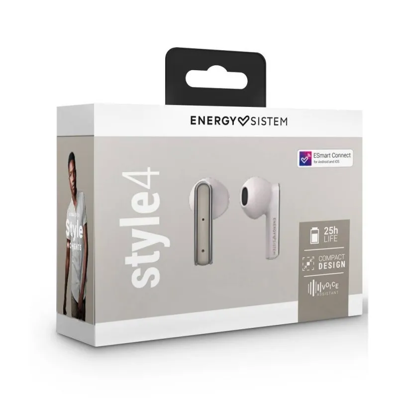 Energy Sistem Auriculares TW Style 4 Creme - Imagem de Detalhe 6
