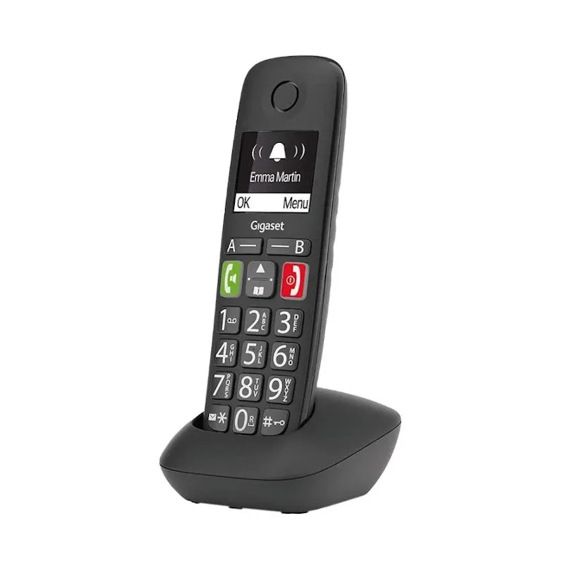 Gigaset E290 Sem Fios DECT Preto - Imagem de Detalhe 2