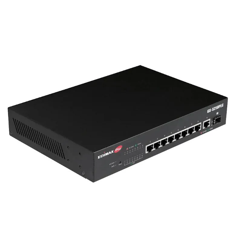 Edimax GS-5210PLG Switch 10xGbE LR PoE+ (1xSFP) - Imagem de Detalhe 4