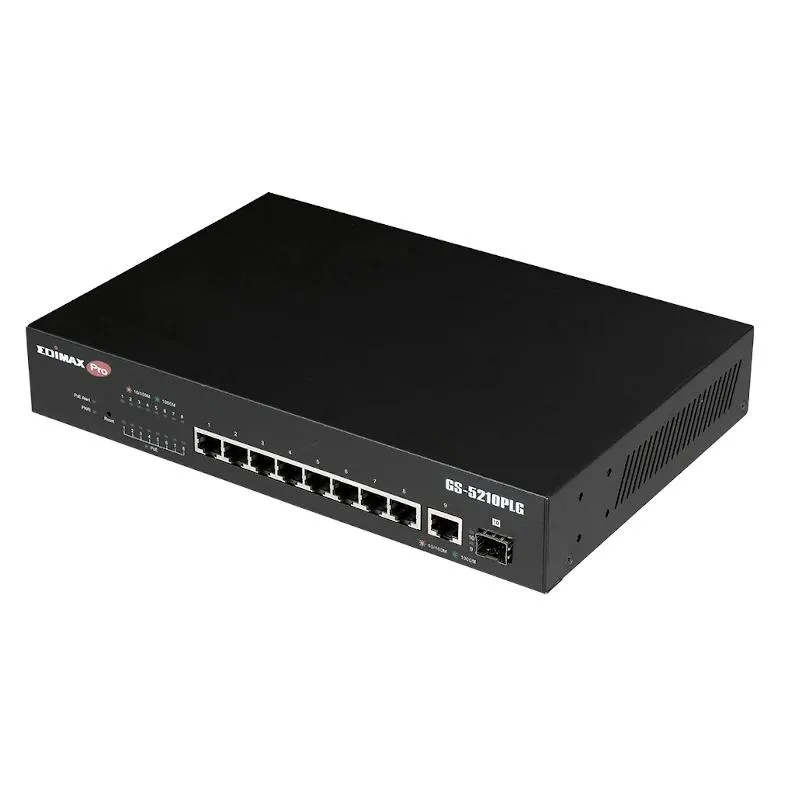 Edimax GS-5210PLG Switch 10xGbE LR PoE+ (1xSFP) - Imagem de Detalhe 5