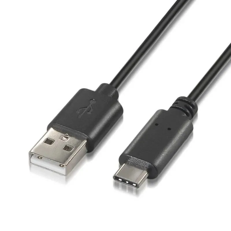 Aisens Cabo USB 2.0 3A USB-C/M-A/M preto 1.0m - Imagem de Detalhe 2