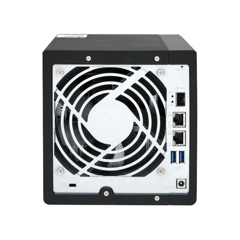 QNAP TS-431X3 NAS Tower Annapurna Labs Alpine AL-314 4 GB DDR3 0 TB QNAP Turbo System Preto - Imagem de Detalhe 6