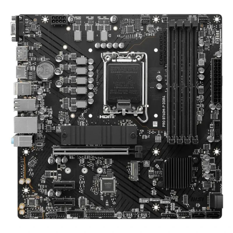MSI Placa Base PRO B760M-P DDR4 mATX LGA1700 - Imagem de Detalhe 4