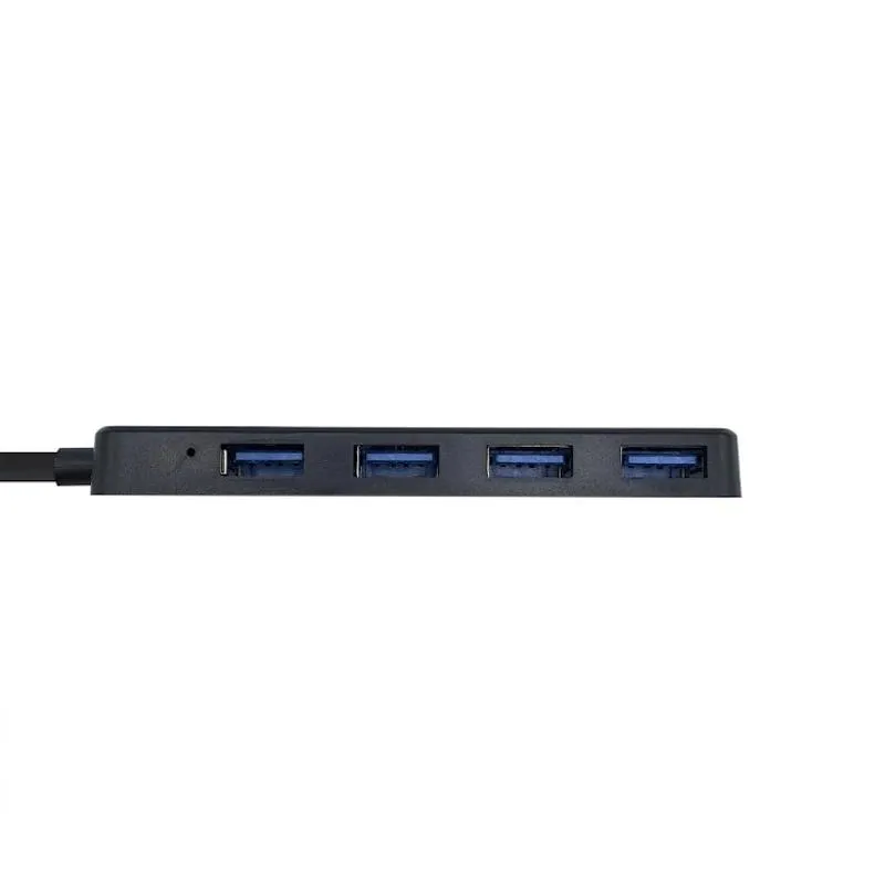Aisens Hub USB 3.0 tipo A/M-4xtipo A/preto 30cm - Imagem de Detalhe 4