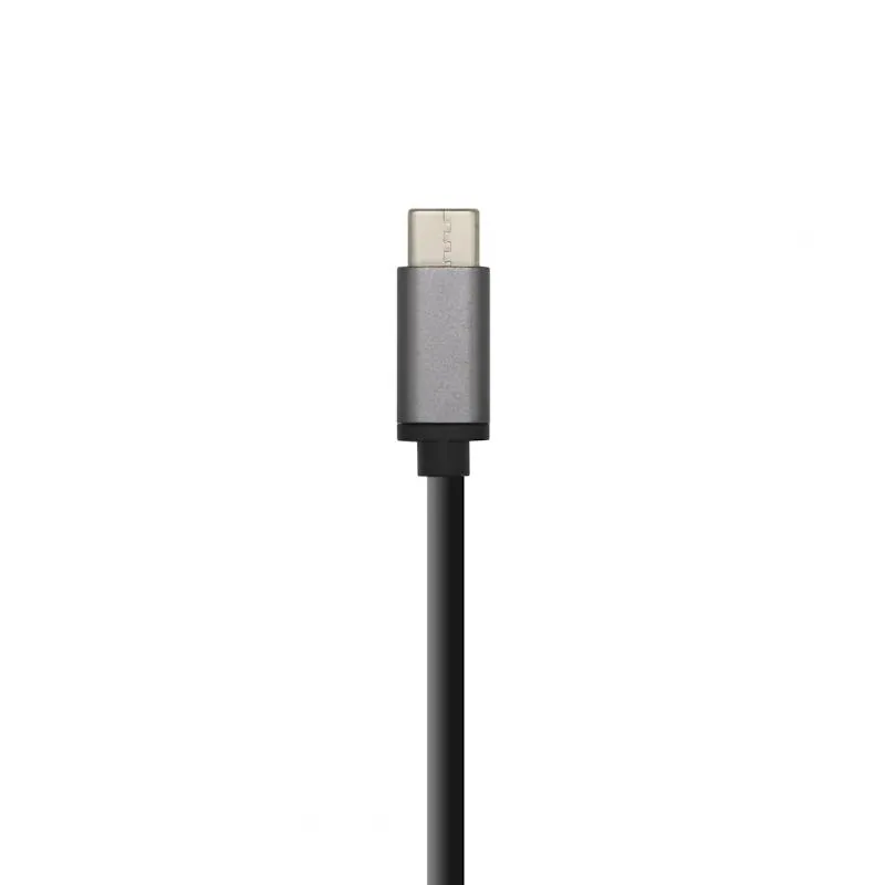 Aisens Hub USB 3.1 USB-C/M-4xTipo A/H cinza, 15cm - Imagem de Detalhe 3