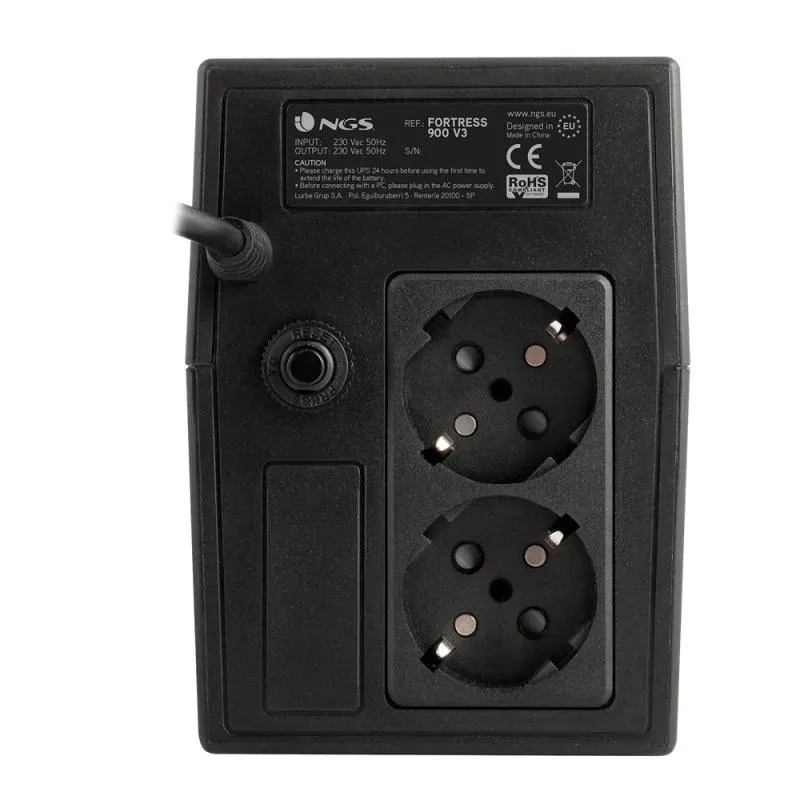 NGS Sai FORTRESS 900V3, UPS 360W - AVR 2 SHUCKO - Imagem de Detalhe 6