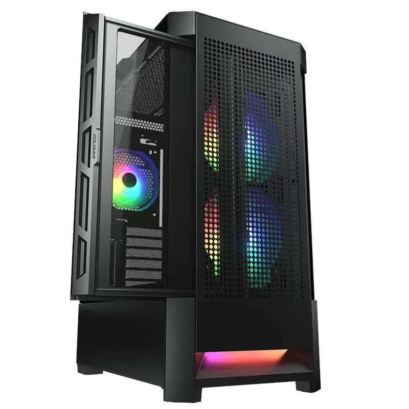Cougar Caixa Semitorre Airface Rgb Preto - Imagem de Detalhe 5