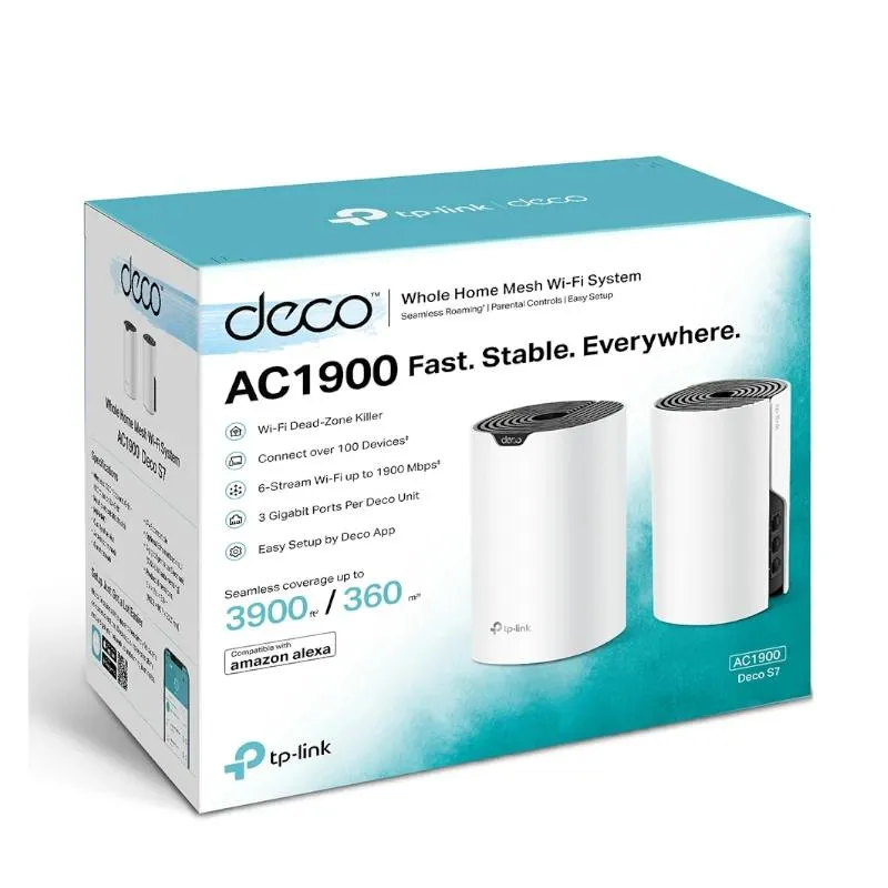 TP-Link Deco S7(2-Pack) AP AC1900 WiFi Mesh - Imagem de Detalhe 3