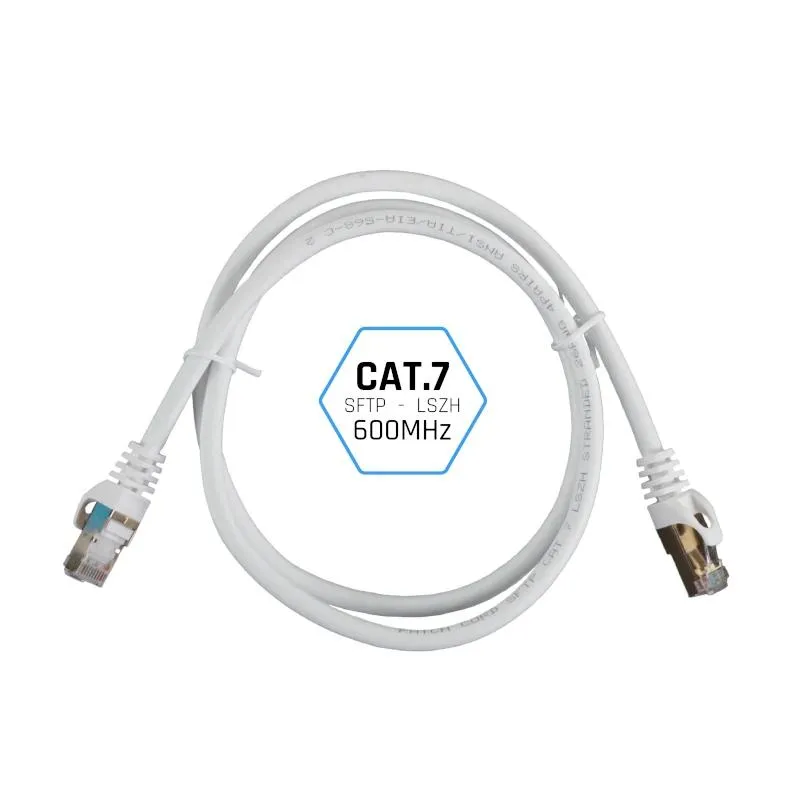iggual Cabo CAT7 SFTP LSZH 5 metros branco - Imagem de Detalhe 4