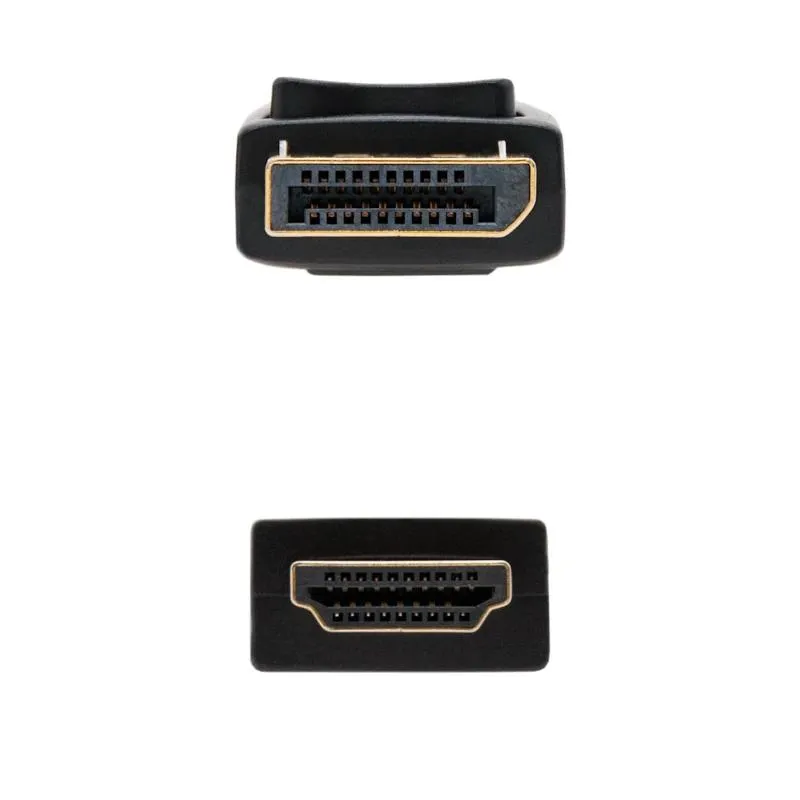 Nanocable Cabo Conversor DP para HDMI Preto 10m - Imagem de Detalhe 4