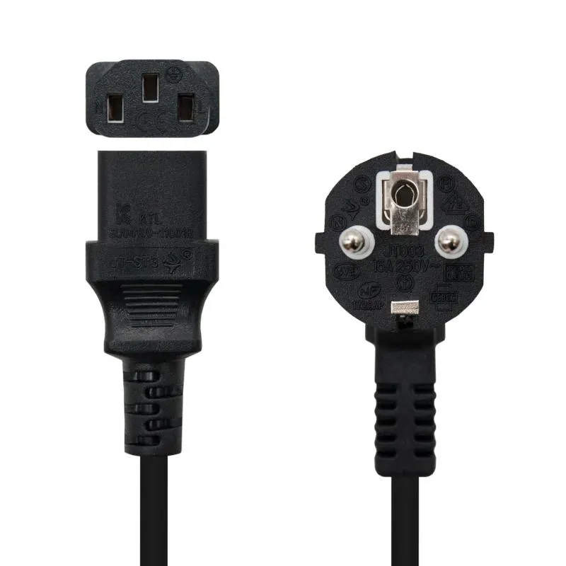 Nanocable Cabo de Alimentação CPU CEE7-M-C13-H 2M - Imagem de Detalhe 2
