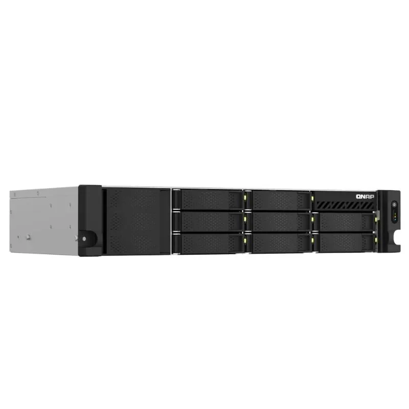 QNAP TS-864EU-8G servidor NAS e de armazenamento Rack (2U) Intel® Celeron® 8 GB DDR4 0 TB QNAP Turbo System Preto - Imagem de Detalhe 4