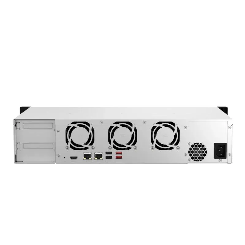 QNAP TS-864EU-8G servidor NAS e de armazenamento Rack (2U) Intel® Celeron® 8 GB DDR4 0 TB QNAP Turbo System Preto - Imagem de Detalhe 6