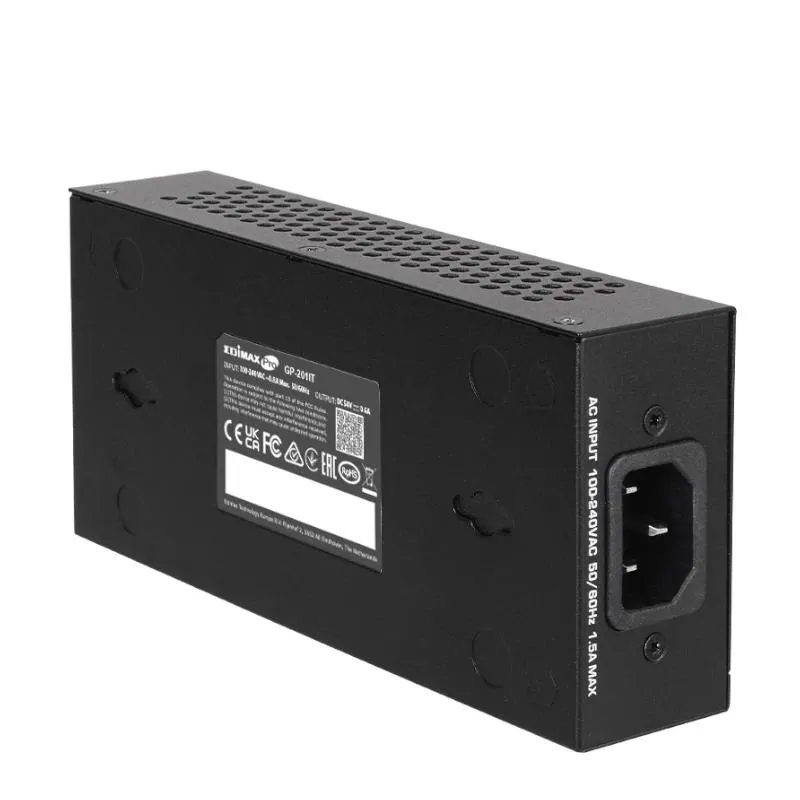 Edimax GP-201IT Injetor POE+ Gigabit 30W 802.3at - Imagem de Detalhe 4