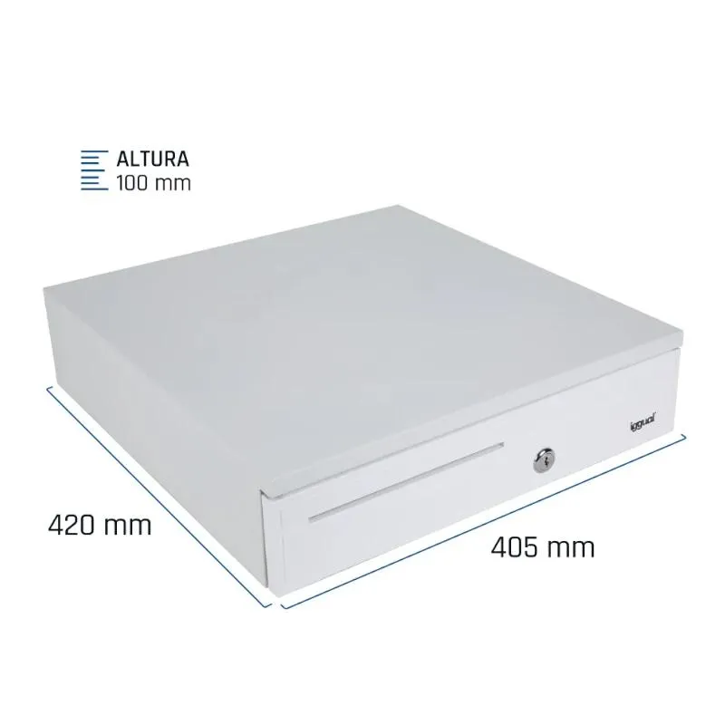 iggual Cajón portamonedas IRON-30PW 5+5 Branco Puro - Imagem de Detalhe 4