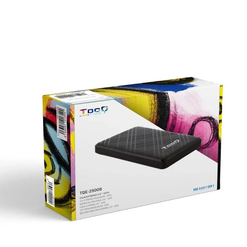 Tooq Caixa externa 2,5" SATA USB3.1 Gen1 Preta - Imagem de Detalhe 6