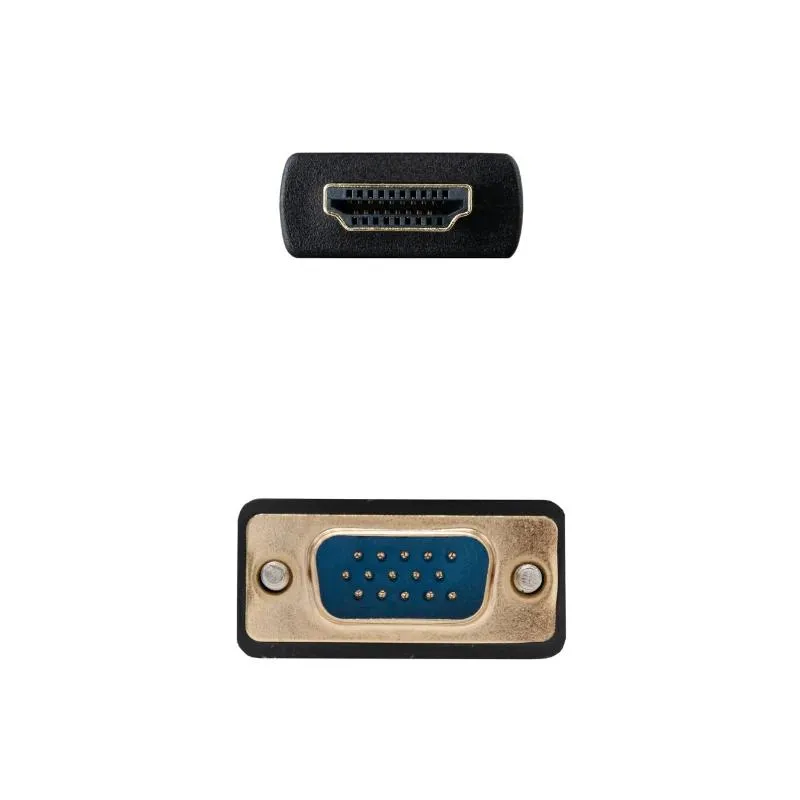 Nanocable Conversor HDMI a VGA M-M 1.8 m Preto - Imagem de Detalhe 5