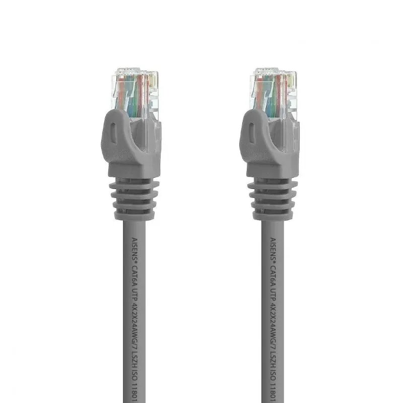 Aisens Cabo RJ45 Cat.6A UTP Cinza 0.5M - Imagem de Detalhe 2