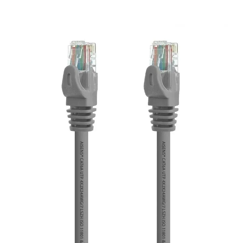 Aisens Latiguillo Rj45 Cat.6A Utp Gris 3.0M - Imagem de Detalhe 2