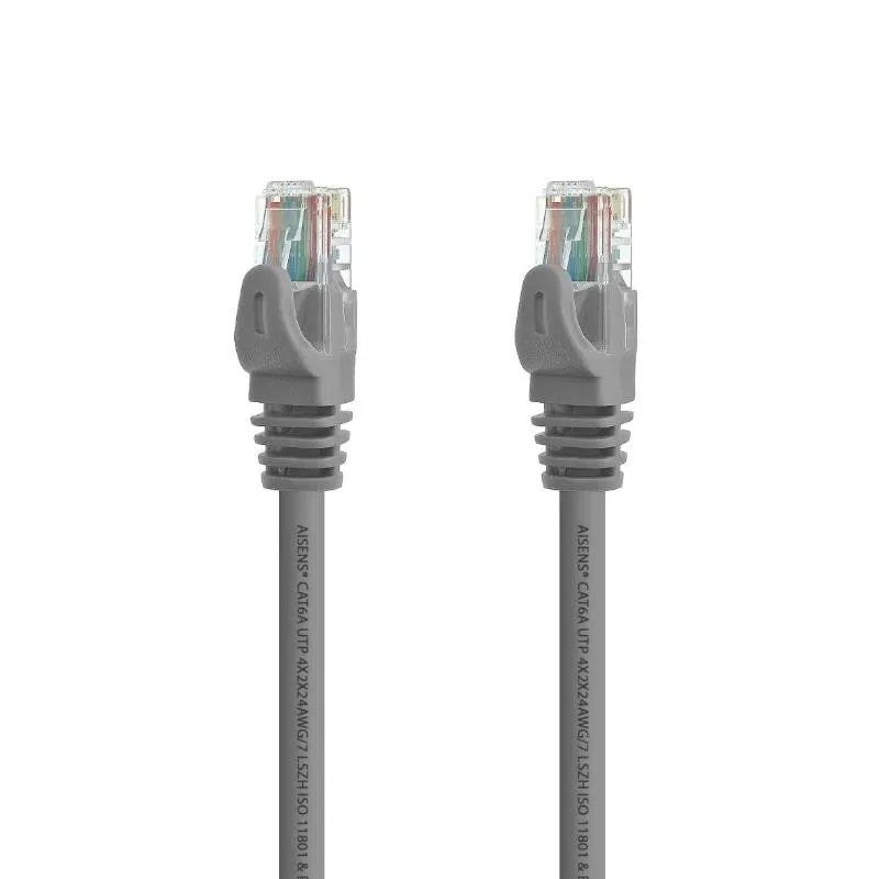 Aisens Cabo RJ45 Cat.6A UTP Cinza 5.0M - Imagem de Detalhe 2